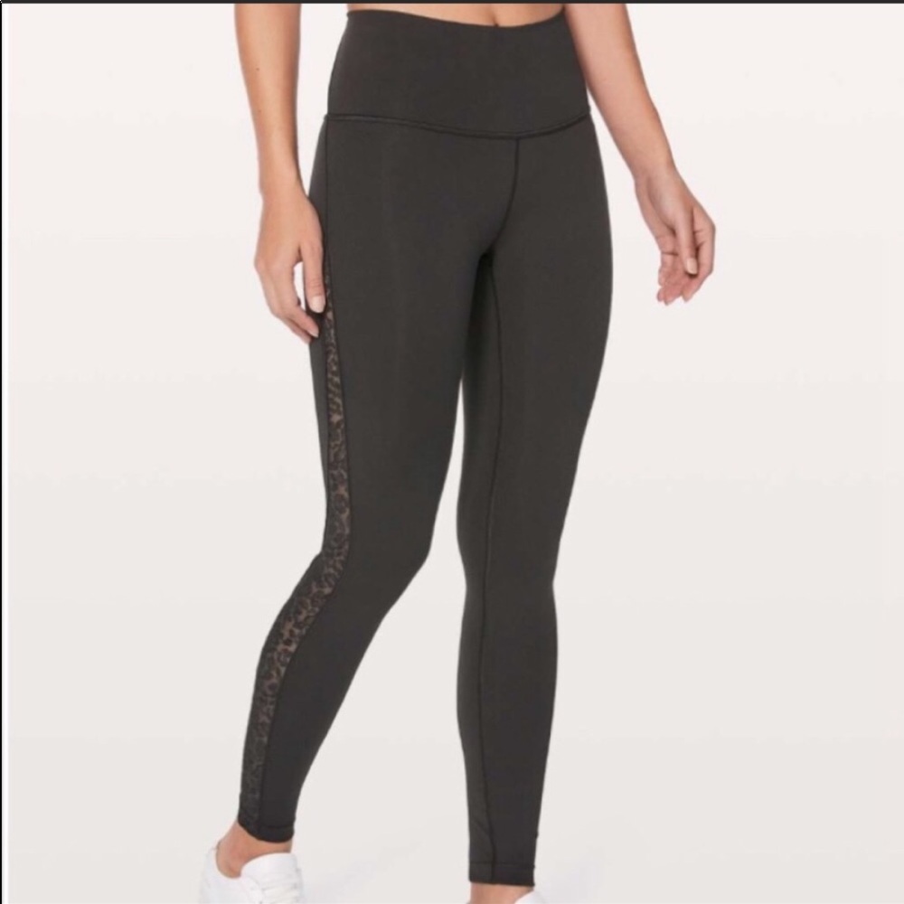 Lululemon Wunder Under Mesh Leggings